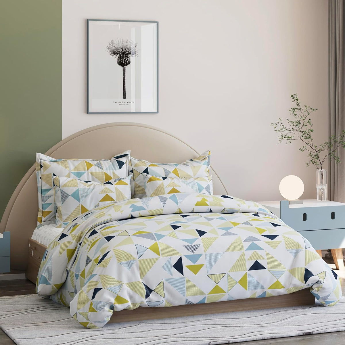 Kingsize hoeslakenset - Glace Cotton - 300 TC, elastische rand (180 x 180 cm)