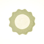Polyester placemat – groen – strak geweven eetdecor