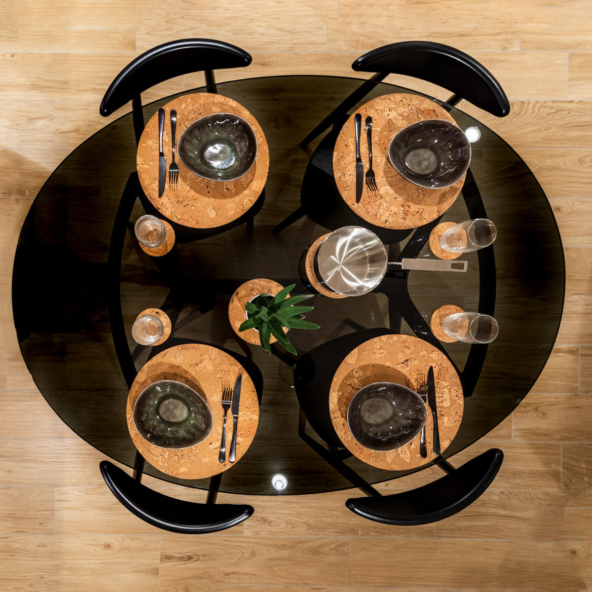 Querco placemat - Kurk - rond dia 36 cm