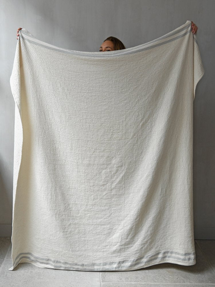Leeff Blanket Brecht light grey