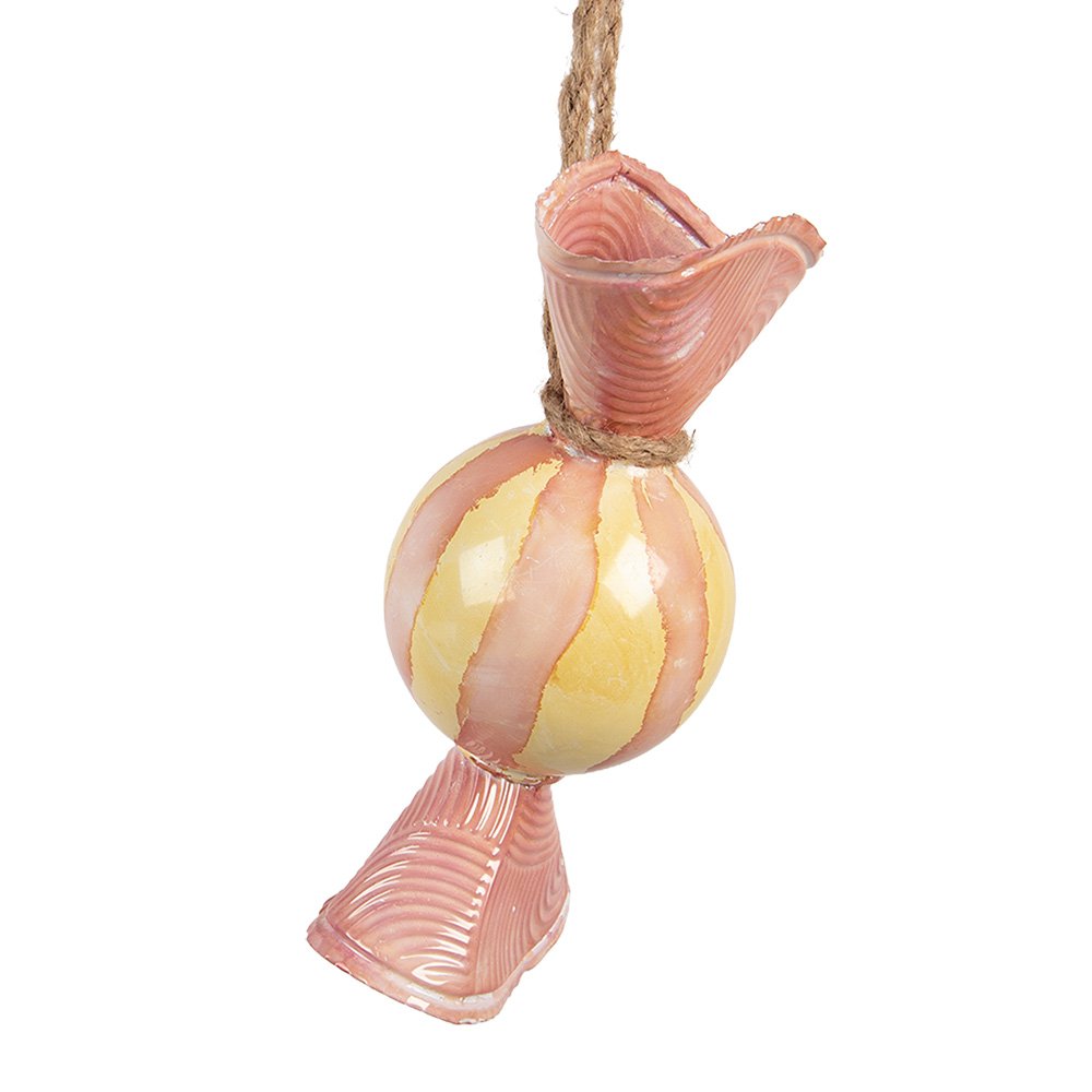 Decoratie Hanger 10x8x21 cm Roze Metaal