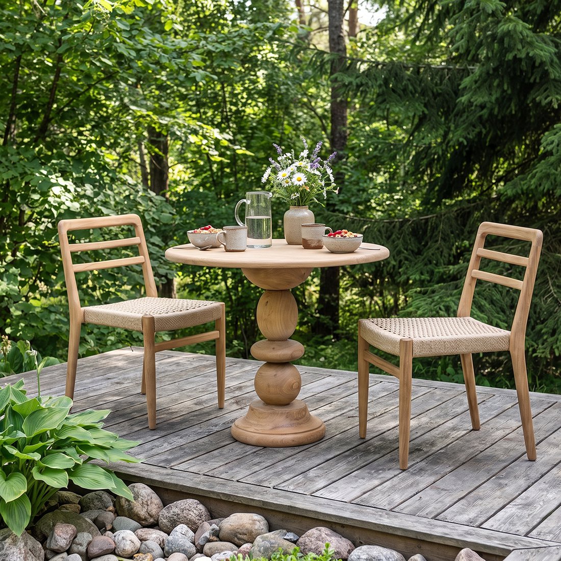 Verano teakhouten tuinstoel - Naturel