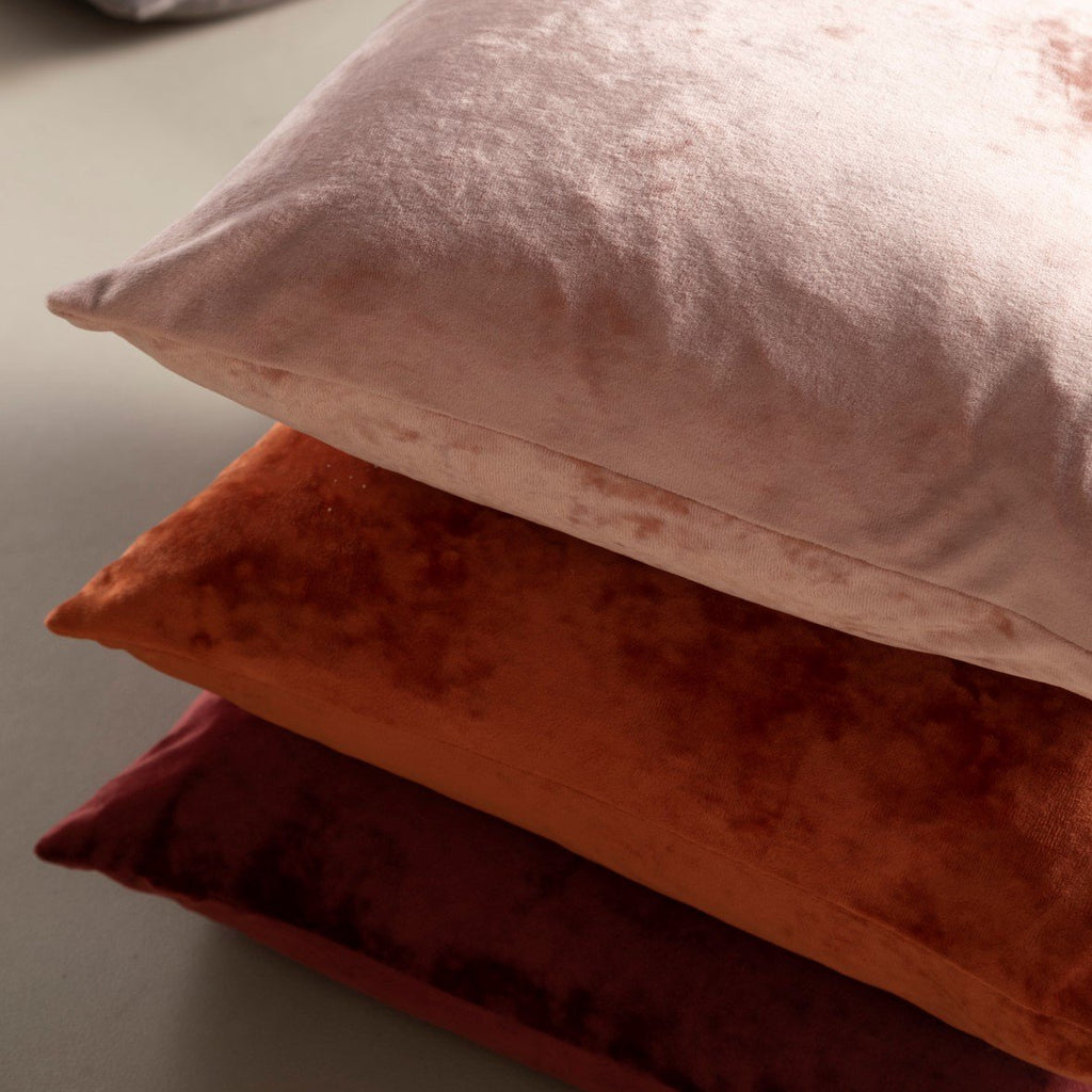 Dutch Decor SKY - Kussen 45x45 cm - Fluweel - Muted Clay - Roze
