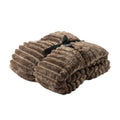 Dutch Decor Ricky - Plaid 150x200 cm - Drijfhout - Taupe