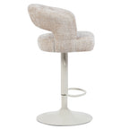 Barkruk Vince Beige - Beige onderstel