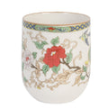 Mok 100 ml Rood Porselein Bloemen Theemok