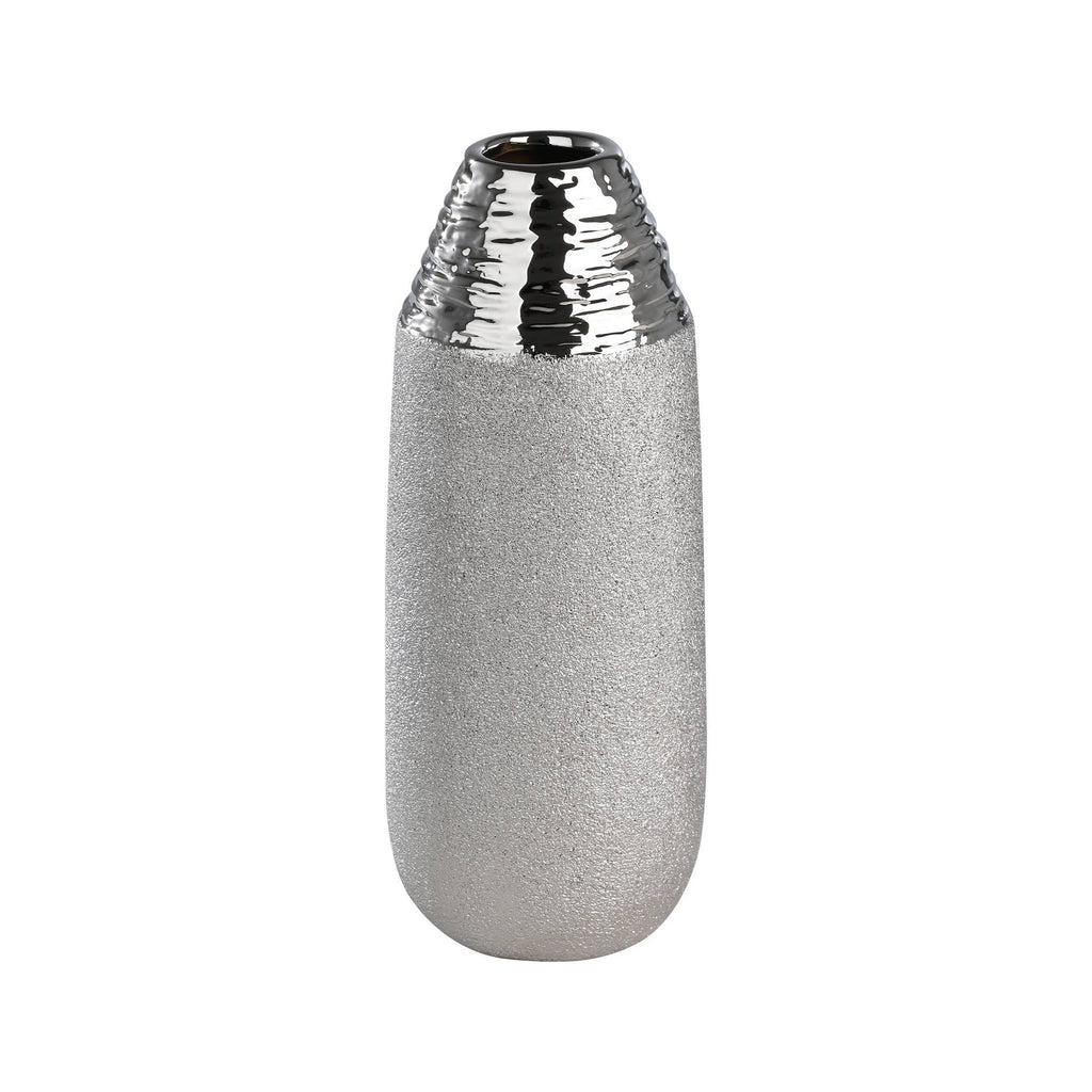 Vaas Aramberri Zilver 11x30 cm