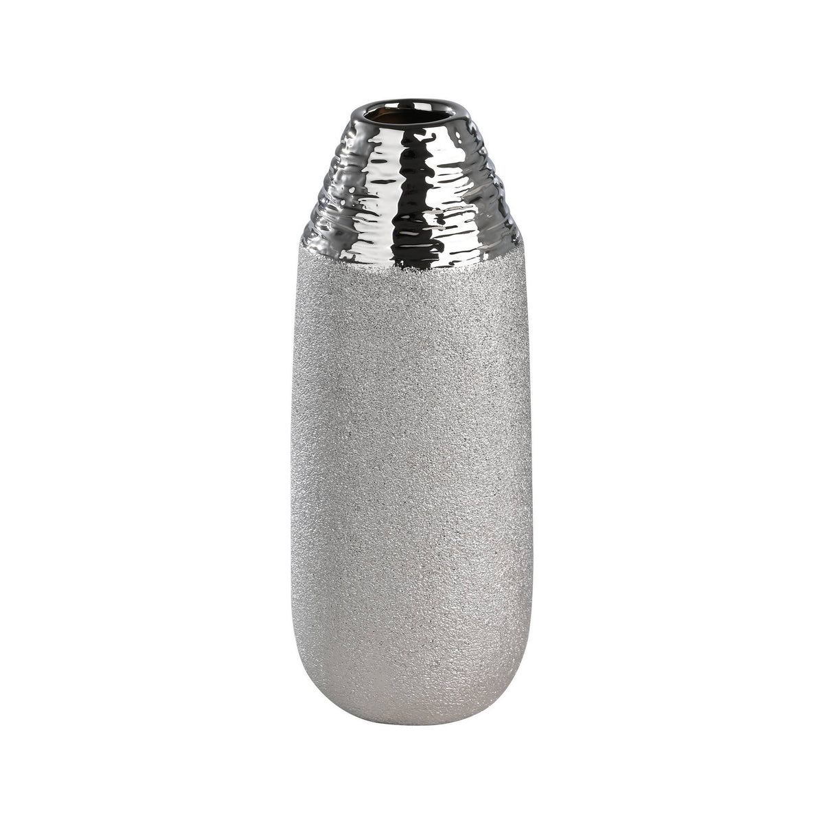 Vaas Aramberri Zilver 11x30 cm