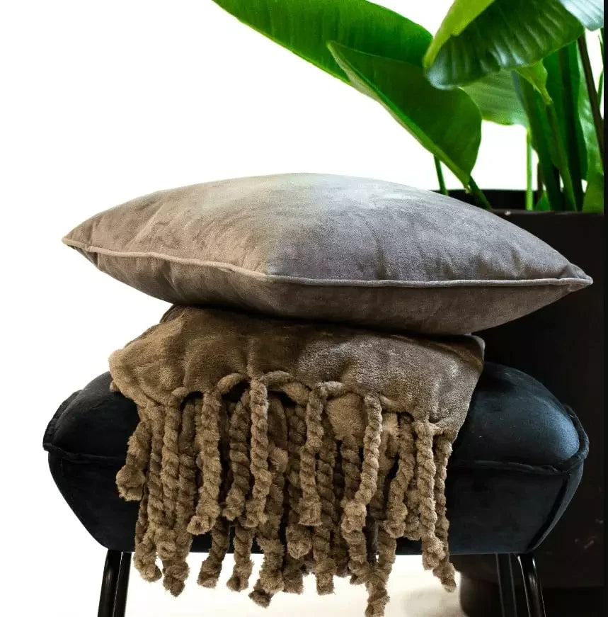 Dutch Decor Florijn - Plaid Fleece 150x200 cm - Driftwood