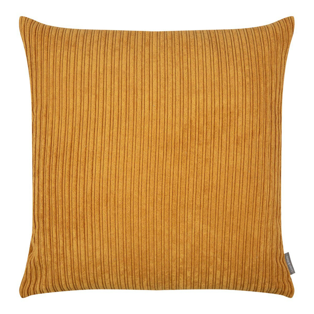 Duke Velvet Rib kussen honing geel 45x45cm