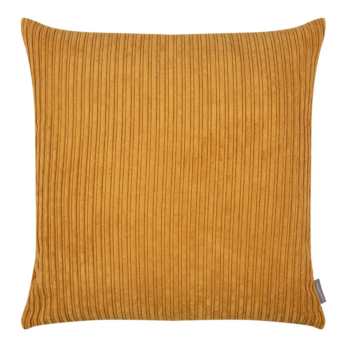 Duke Velvet Rib kussen honing geel 45x45cm