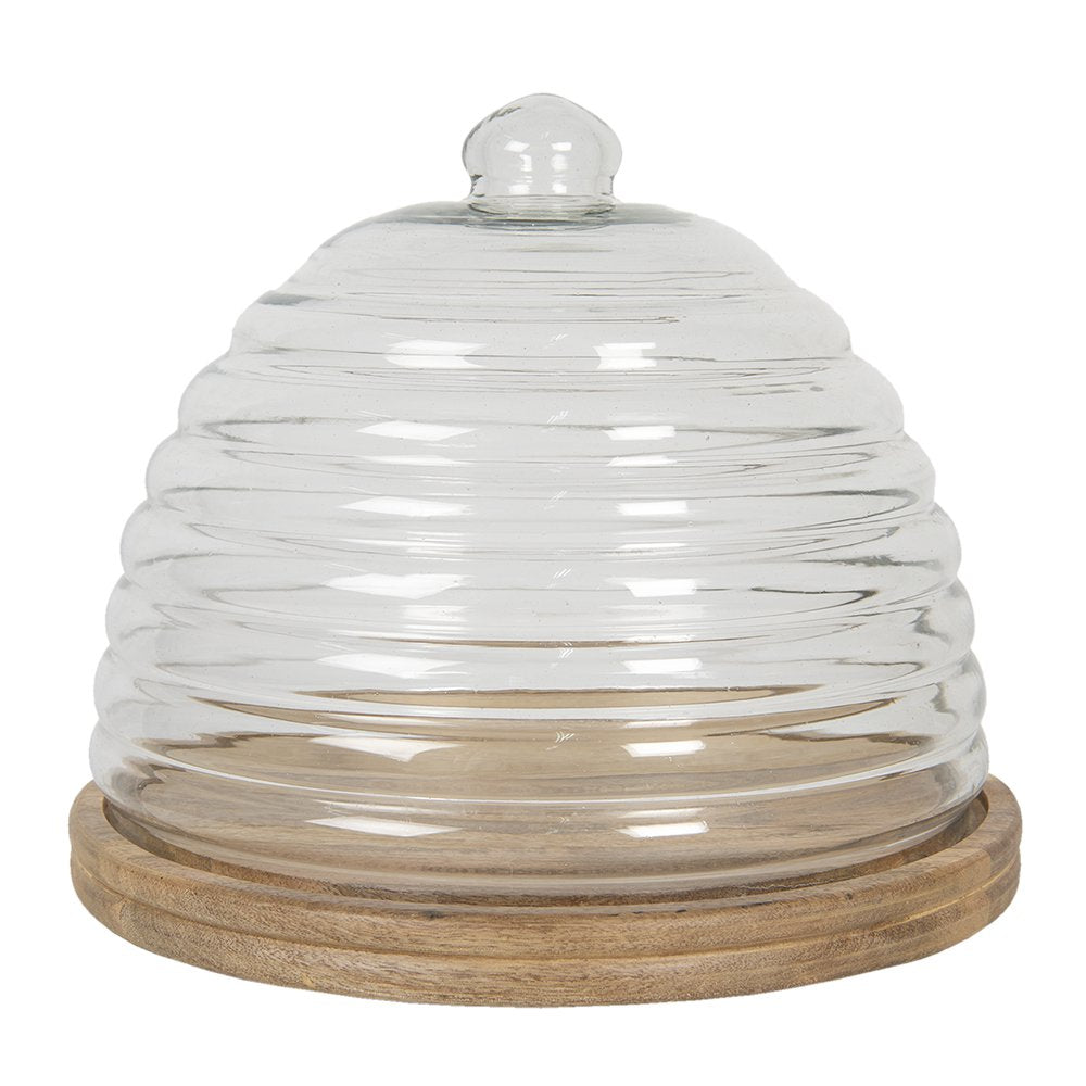 Stolp Ø 33x28 cm Glas Glazen Stolp