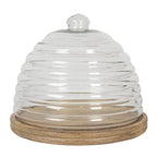 Stolp Ø 33x28 cm Glas Glazen Stolp