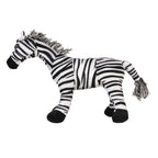Deurstopper Zebra 37x13x30 cm Zwart Wit Polyester Deurklem