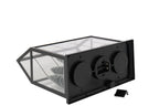 J-Line Ledrendier met bomen - glas/synthetisch - multikleur - large