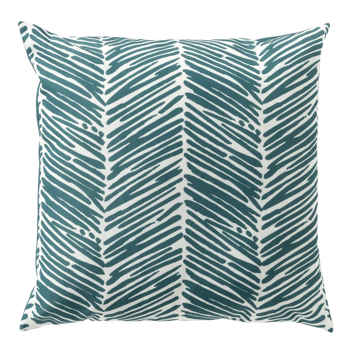 Dutch Decor Dean - Buitenkussen 45x45 cm - Alsemgroen - Groen, wit