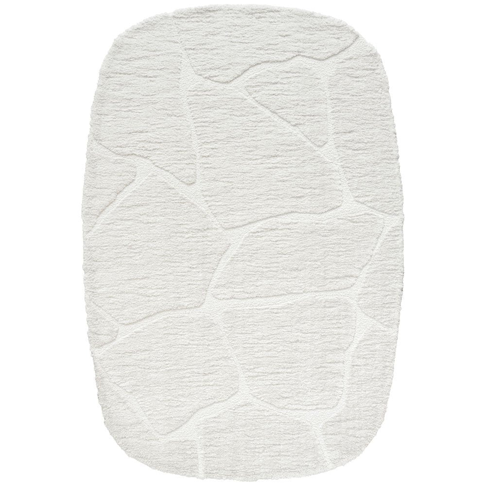Vloerkleed Macy Creme - Rounded Corners 160 x 230 cm