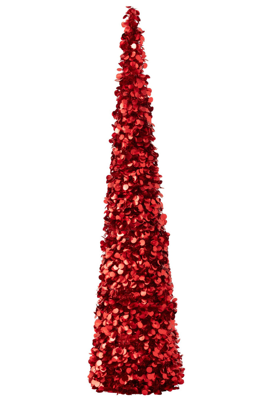 J-Line decoratie boom Sprankelend - polystyreen - bruin - large