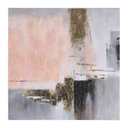 Schilderij Alaminos Roze 100x100 cm