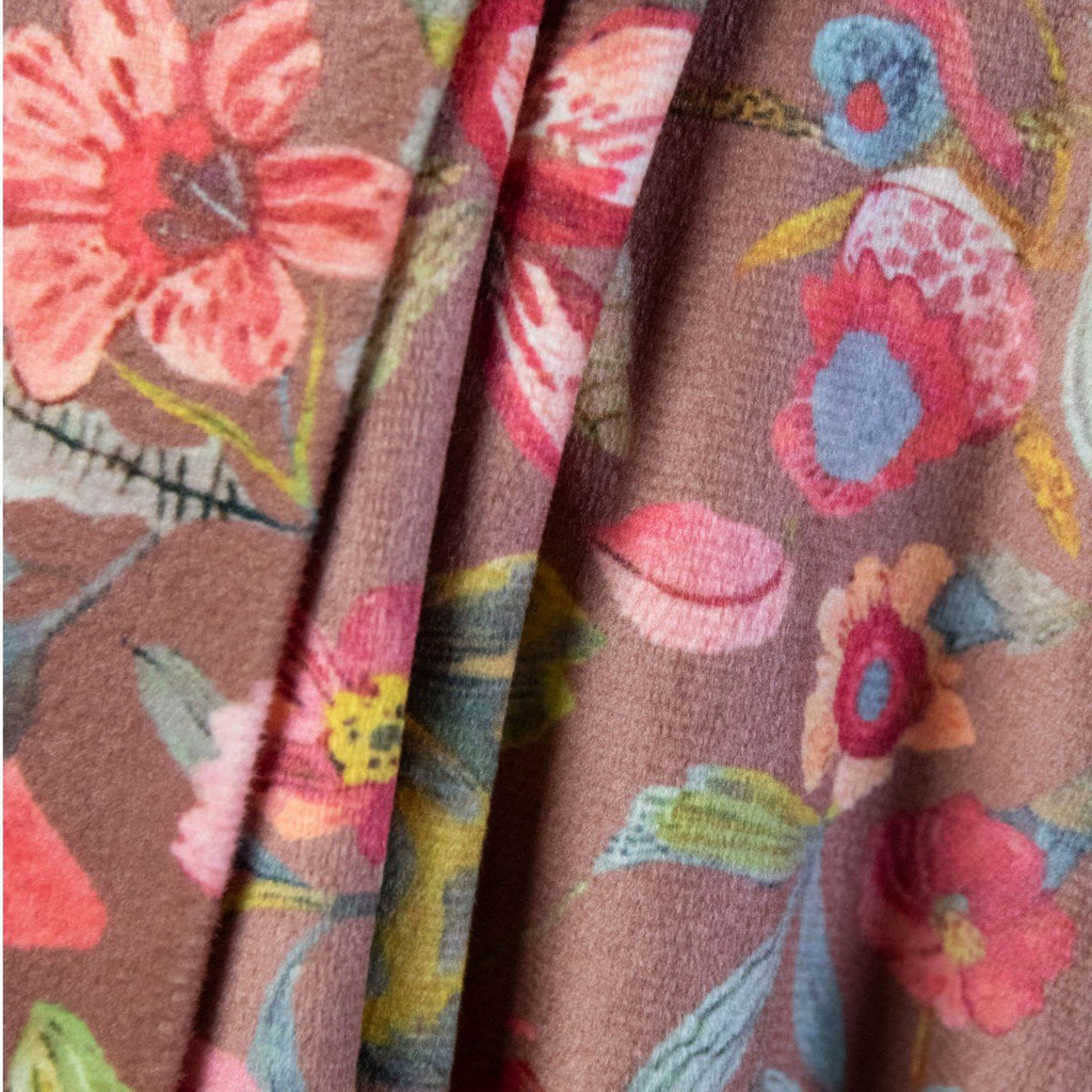 Kimono Velvet Zara Roze onesize 112cm