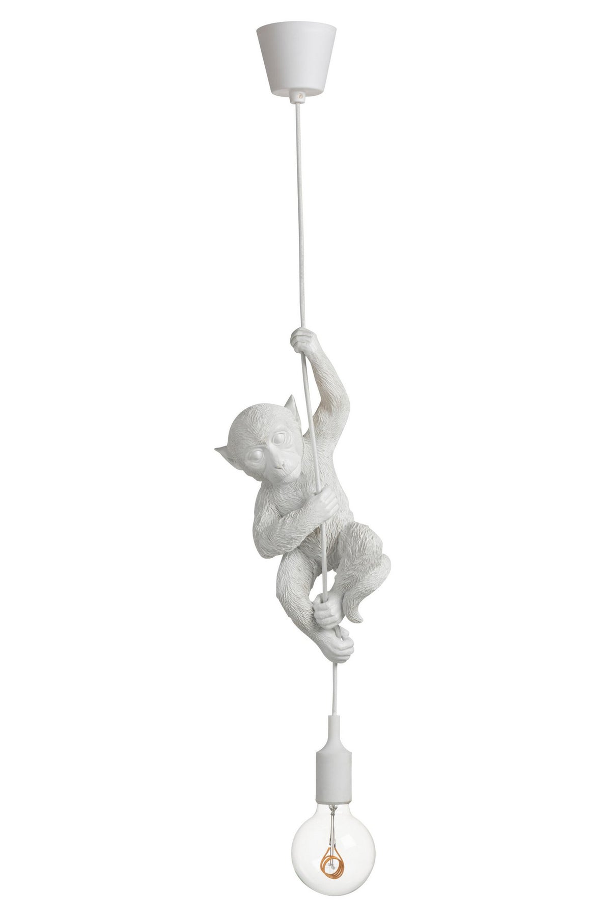 J-Line hanglamp Hangend - polyresin - wit