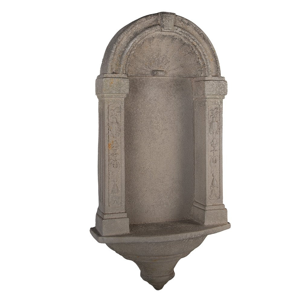 Wandkandelaar 39x13x78 cm Grijs Keramisch materiaal