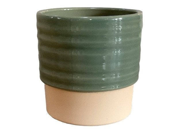 Cellos pot duo stoffig groen