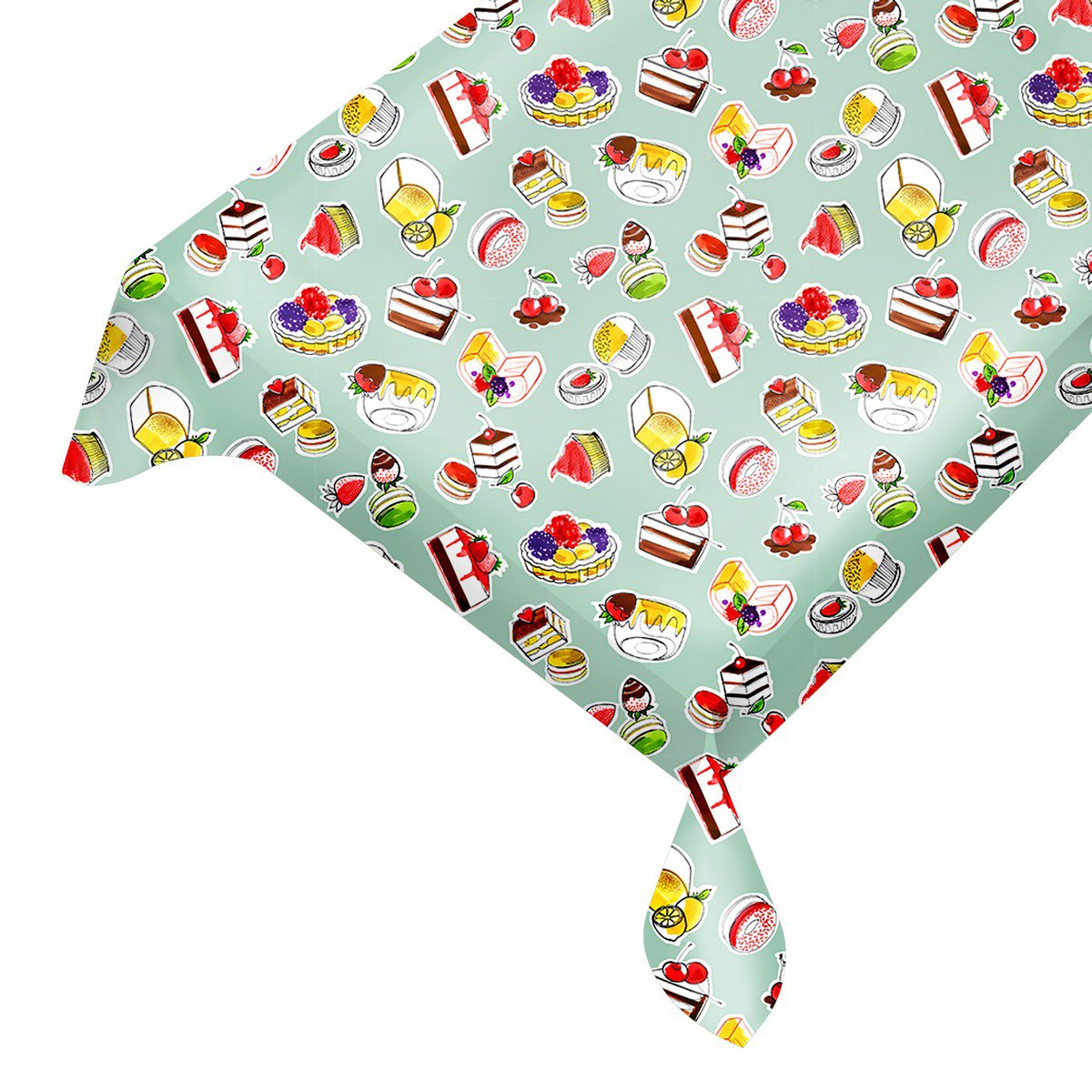 Snoep pvc tafelzeil multi 140cmx20mtr
