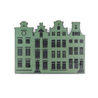 City Shapes kapstok - Zwart/Groen