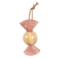 Decoratie Hanger 10x8x21 cm Roze Metaal