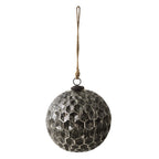Kerstbal XL Ø 20 cm Zwart Glas Kerstdecoratie