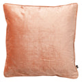 Chloe | Kussen | 50x50 cm gedempte klei | Roze | Uni | Velvet | Hoii | Met luxe binnenkussen