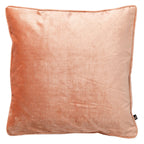 Chloe | Kussen | 50x50 cm gedempte klei | Roze | Uni | Velvet | Hoii | Met luxe binnenkussen