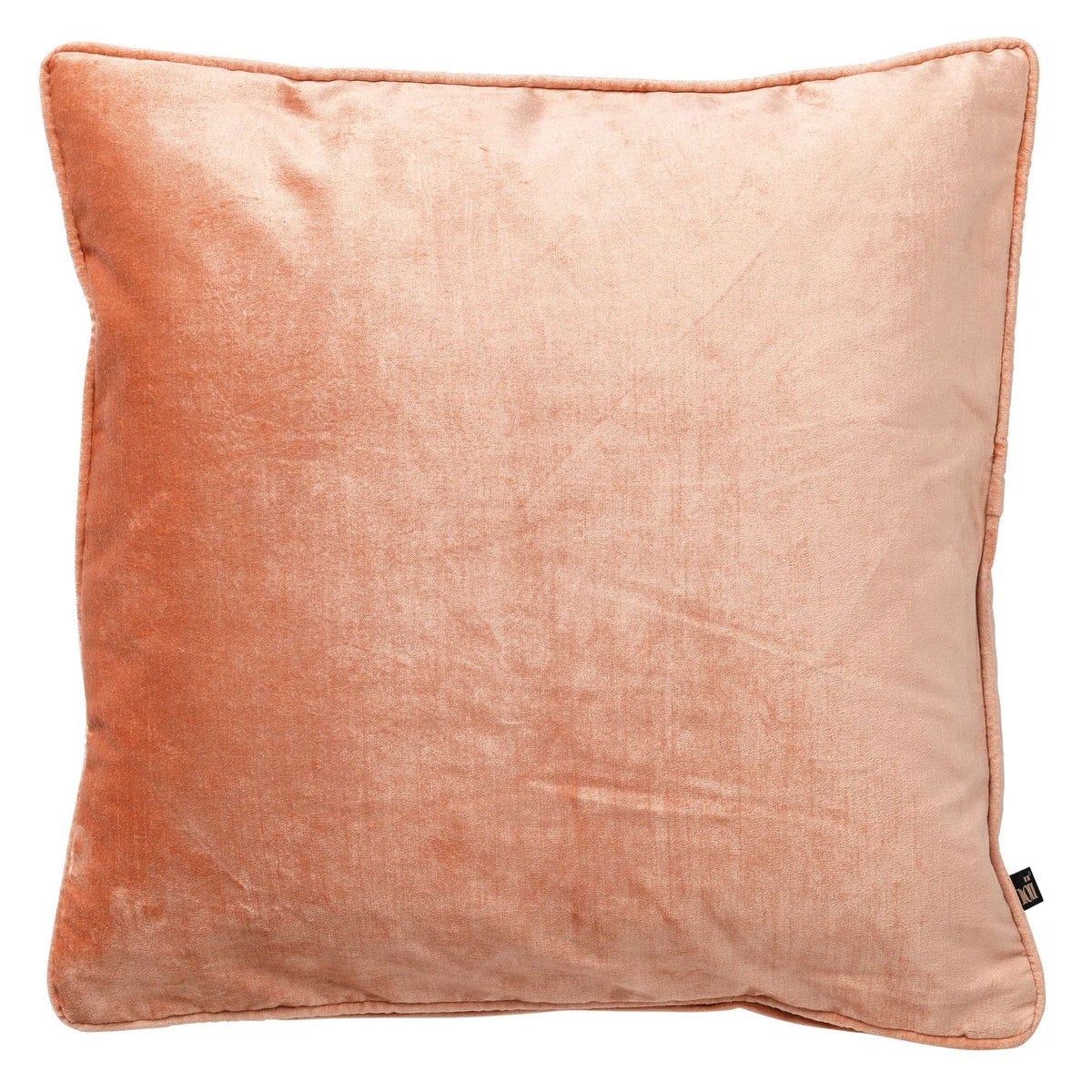 Chloe | Kussen | 50x50 cm gedempte klei | Roze | Uni | Velvet | Hoii | Met luxe binnenkussen
