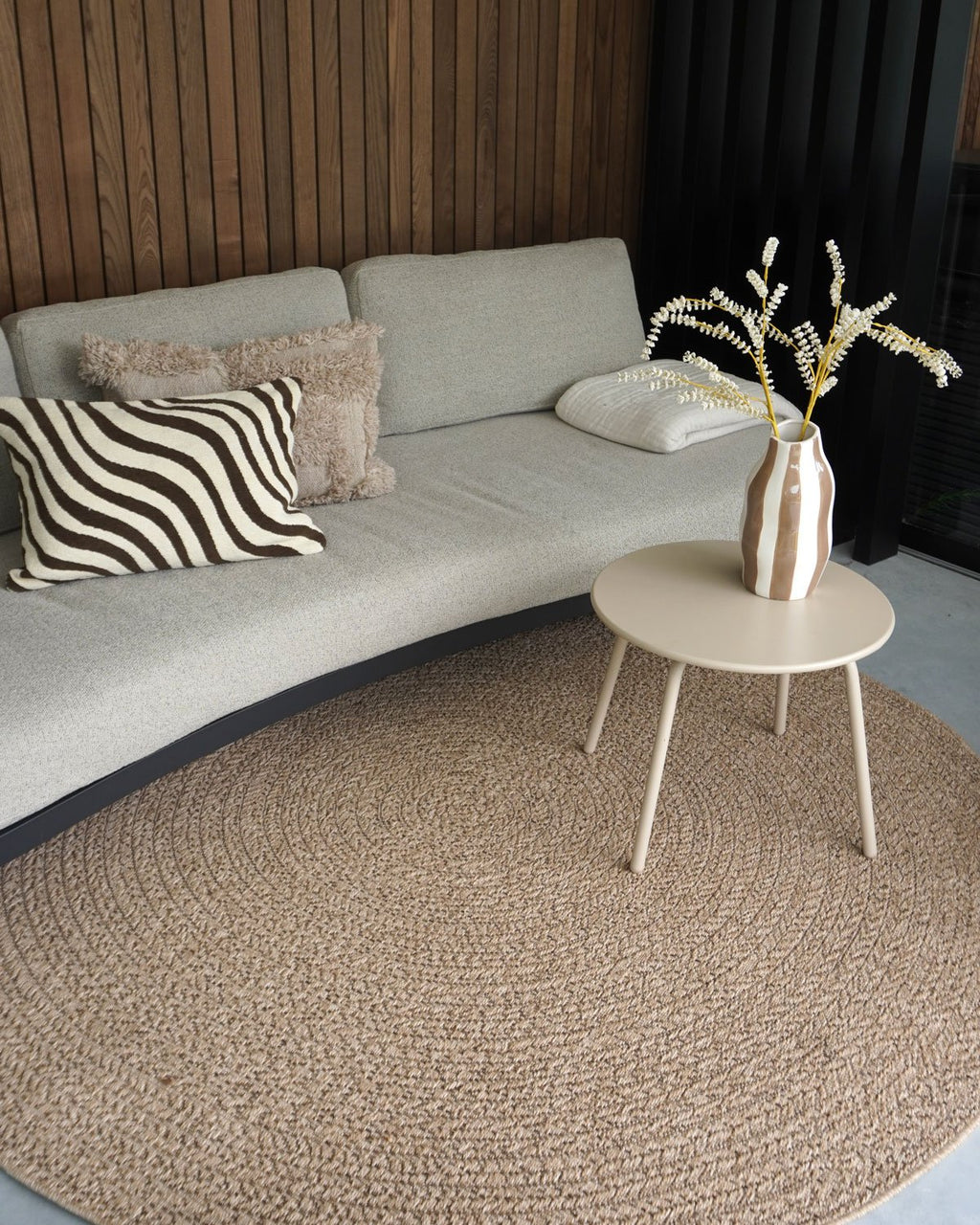 Binnen- en Buitenkleed Set Nature - Rond ø200 cm