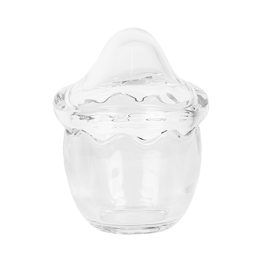 Glazen potje Ø 9x12 cm Transparant Glas