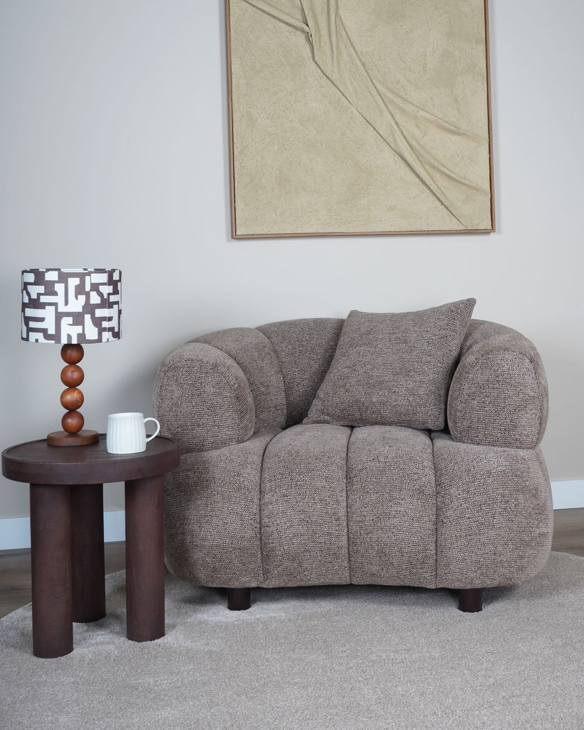 Fauteuil Rocco Donker Bruin