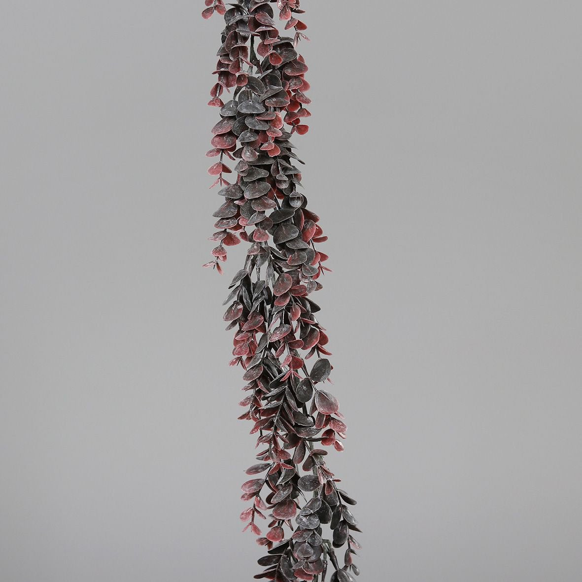 Kunstguirlande eucalyptus 100cm rood/zwart