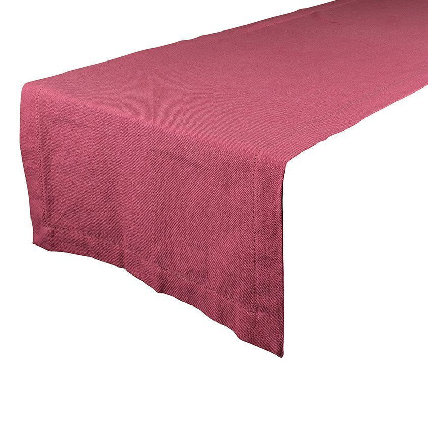 Indi donker Tafelloper roze 50x140cm