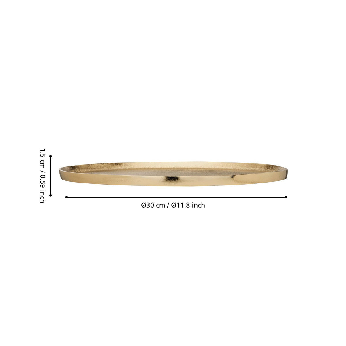Plateau Forleyet Goud 30x1,5cm