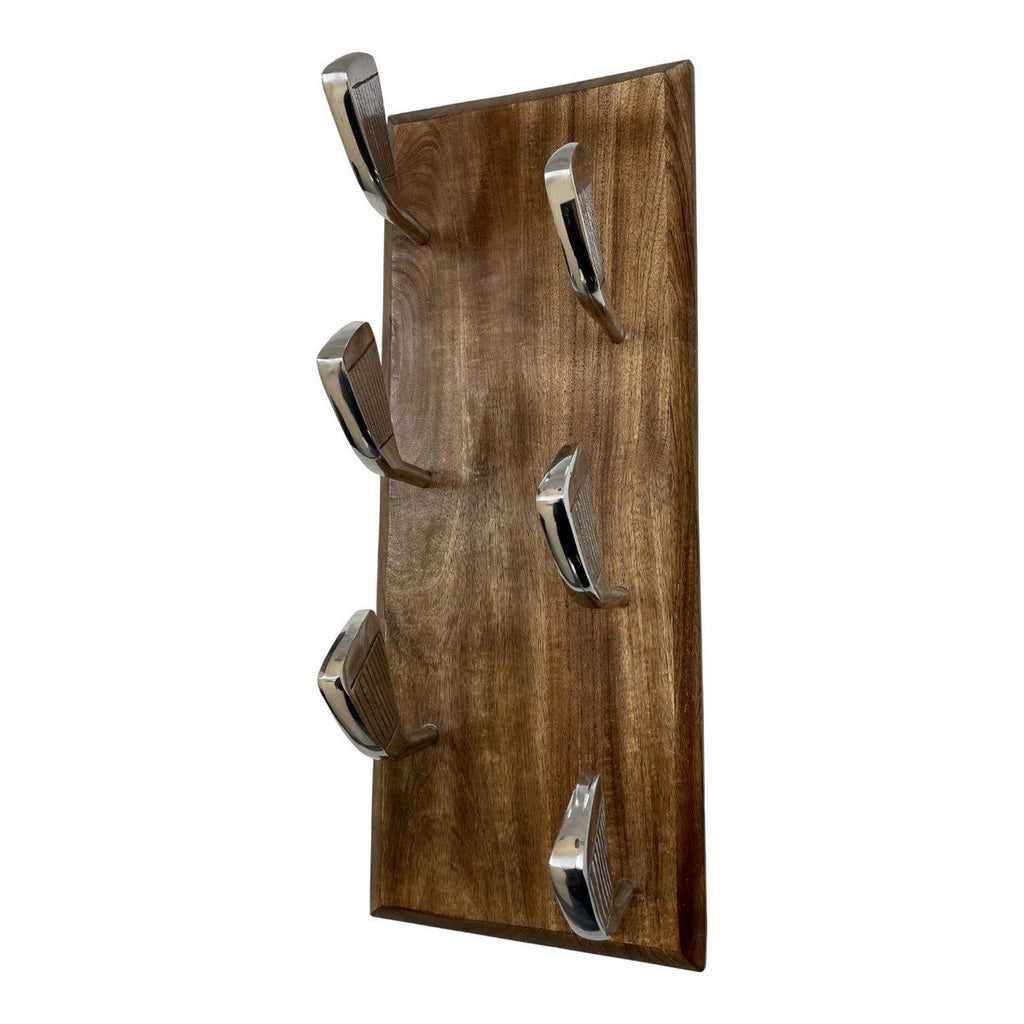 Kapstok met 5 haken golfclubs 50cm