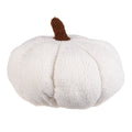 Decoratie Pompoen Ø 30x18 cm Wit Polyester