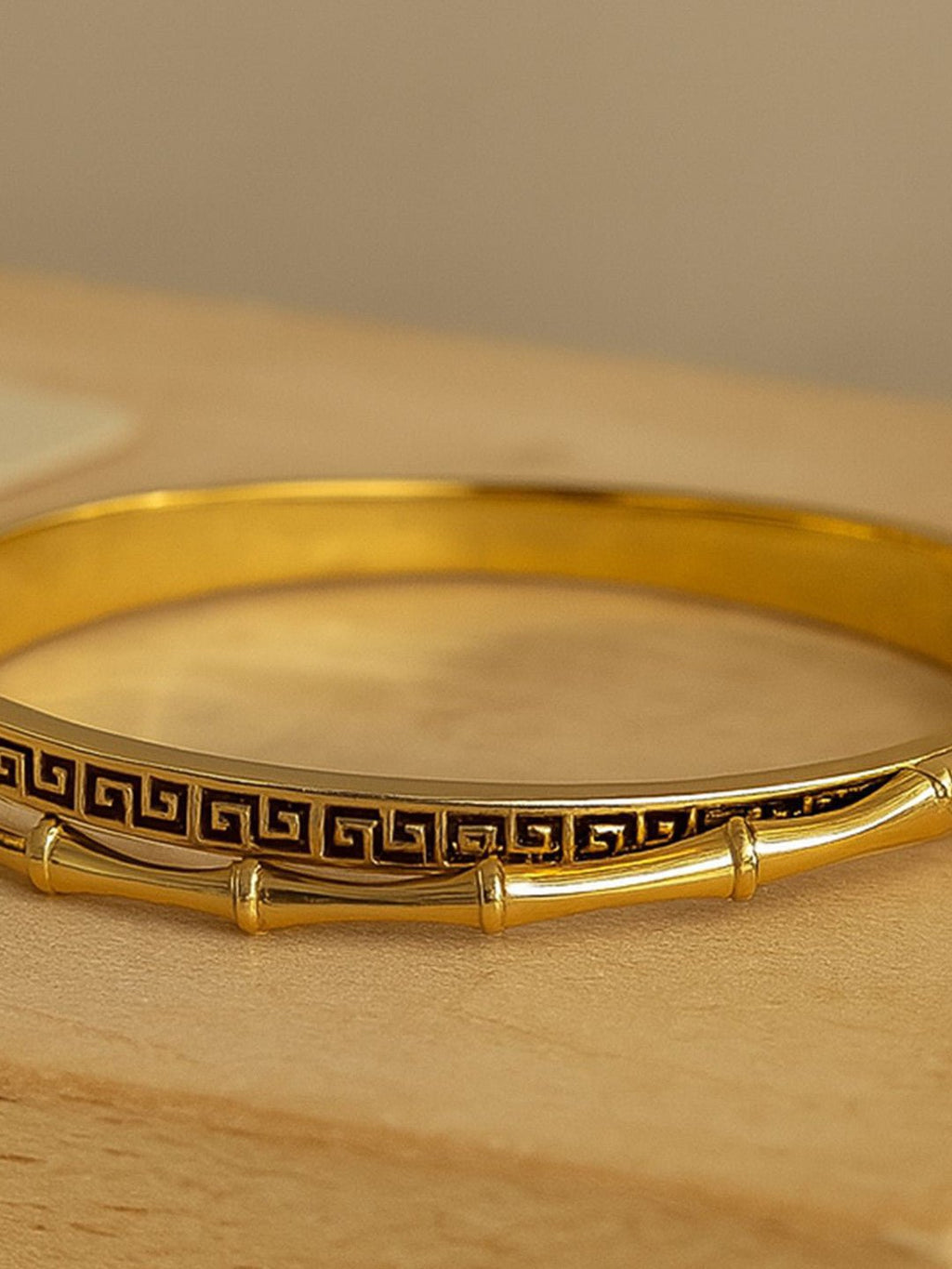 Armband | Vergulde armband Legering Accent Slip | Zwart