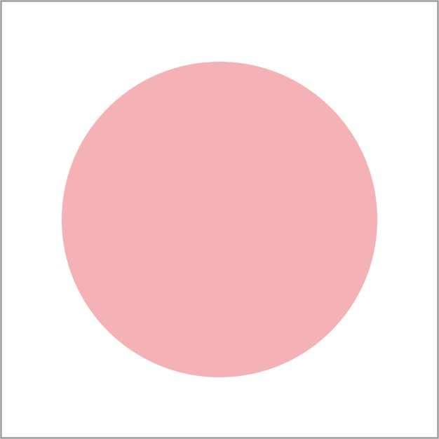 Blanco etiketten - Rond 35mm - roze