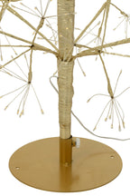 J-Line decoratie Boom - warm witte - ijzer - goud - L - LED