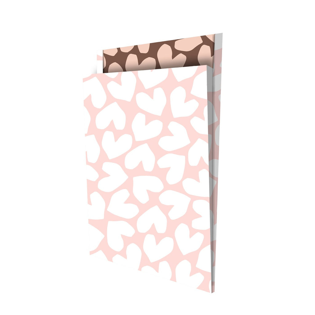 XL Solo Hearts '26 - Tijdschriftenzakken – 25×34+4cm 100st