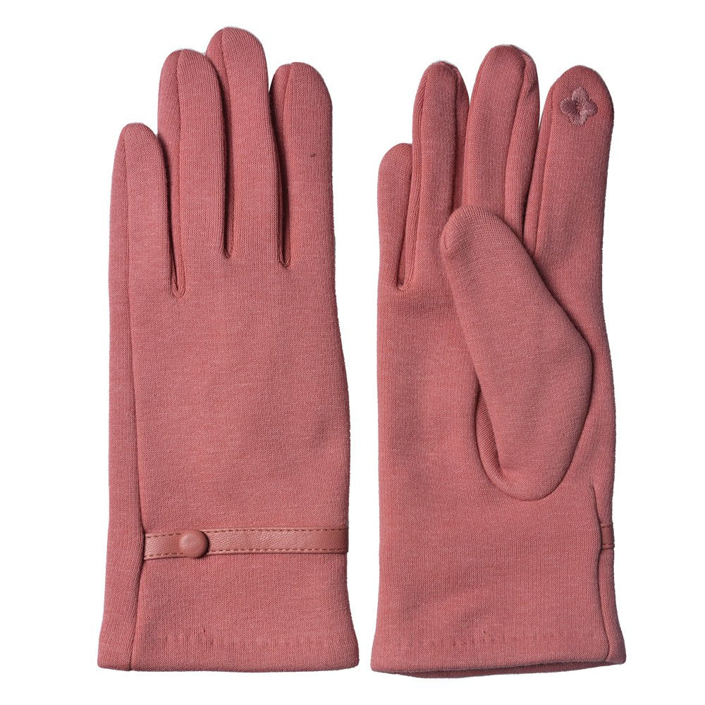 Handschoenen Winter 8x24 cm Roze Katoen