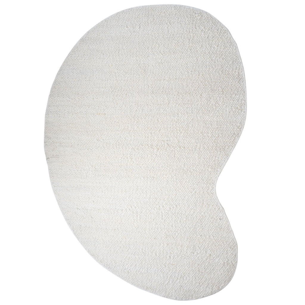Vloerkleed Stone White - Organisch 160 x 230 cm