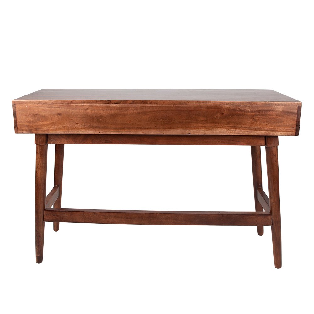 Bureautafel Bruin, Hout 122x41x82 cm