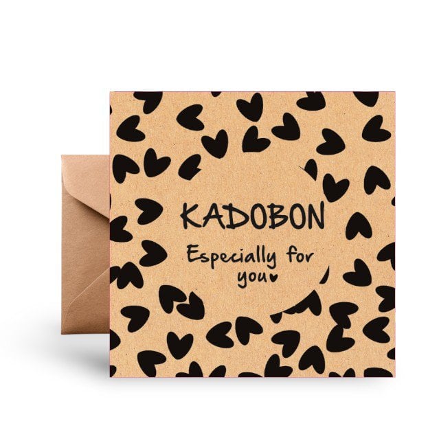 Kadobon Kraft - Hartjes - 25 Stuks